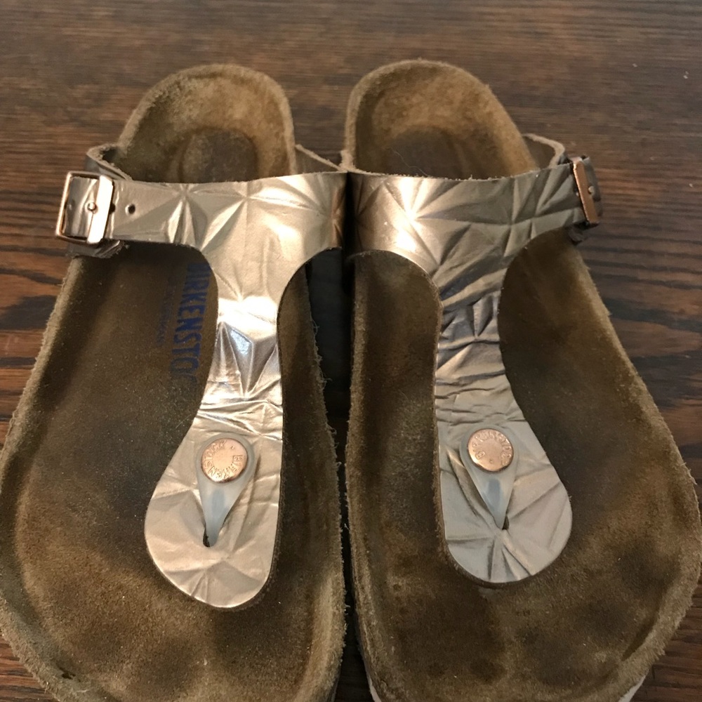 Birkenstock sandals Gizeh Cooper reg 39 preowned.